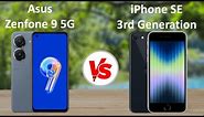 Asus Zenfone 9 vs iPhone SE 3rd Generation