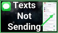 How To Fix Messages Not Sending On iPhone