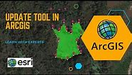 How to perform update tool in ArcGis