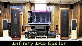 Infinity IRS Epsilon Speakers sound incredible