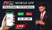 Xm Trading Tutorial | Xm Mobile app explain in Hindi | Xm mobile trading