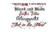 15 Free Tattoo Fonts
