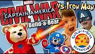 Captain America & Iron Man Civil War (TWINS) BUILD A BEAR WORKSHOP + FROZEN Yogurt Frenzy