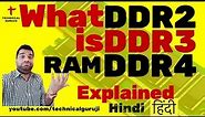 [Hindi] DDR2 Vs DDR3 Vs DDR4 RAM Explained in Detail?