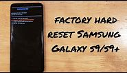How to factory hard reset a Samsung Galaxy s9/s9+