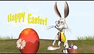🐰 Happy Easter Funny Bunny Song. Magical Easter Egg