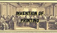 The Invention of the Printing Press: Johannes Gutenberg's Revolution