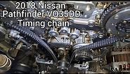 2018 nissan pathfinder timing chains replacement in-car.
