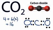 CO2 Lewis Structure - How to Draw the Dot Structure for Carbon Dioxide