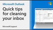 How to easily clean up your Outlook inbox | Microsoft