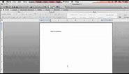 How to Unlock Microsoft Word 2007 : Microsoft Word Help