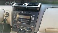 How to Remove Radio / CD player from Toyota Avalon 2001 for Repair.
