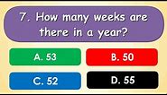 Quiz Time | GK Questions for Kids | General Knowledge Trivia Questions and answer for Kids