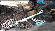 Utilizing bell end on PVC pipe instead of a slip fix for an inline repair