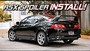 The Acura RSX is Better with a WING! | OEM DC5 Spoiler Install