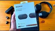 Sony WF-1000XM3 Unboxing & First Impressions