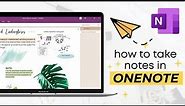 How to Make Aesthetic Notes in Microsoft OneNote 🍑