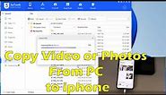 How to Copy/Transfer Video or Photos From PC to iPhone, ipad using 3Utools