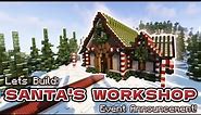 Building Santa's Workshop 2023 Gingerbread House