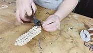 🤎DIY Wooden Bead Corn