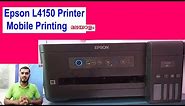 Epson L4150 Printer Mobile Printing II Full Video