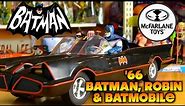 McFarlane Toys BATMAN, ROBIN & BATMOBILE '66 Retro Collection (2021)
