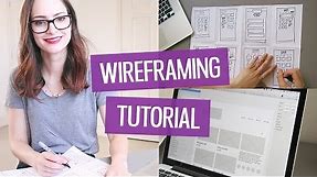 How to wireframe a website | CharliMarieTV