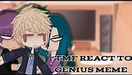 TMF react to Genius Meme (Drake and Slight Jailey) :: Akira Neko