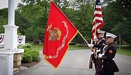 U.S. Marine Corps Color Guard - July 4, 2020