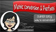 How to do metric conversions | Basic | SUPER EASY way to remember SI Prefixes – Dr K