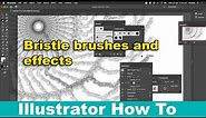Bristle Brushes In Illustrator | How To | Roughen And Transformations Effect | Graphicxtras