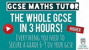 Everything for a Grade 6-9 in your GCSE Maths Exam! Higher Maths Exam Revision | Edexcel AQA & OCR