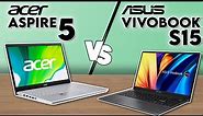 Acer Aspire 5 Vs Asus VivoBook S 15 - Who Wins? | 12th Gen Vs 13th Gen - Best Budget Laptop!