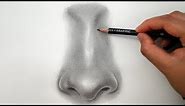 How to Draw a Nose - EASY