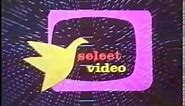 VHS Companies from the 80's #316 SELECT VIDEO
