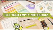 📚 10 Creative Ways to Fill Your Empty Notebooks