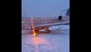 American Airlines plane slides off Rochester runway as snowstorm hits New York