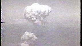 Rare Footage Mushroom Cloud Over Hiroshima and Nagasaki