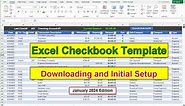 Excel Checkbook - Getting Started