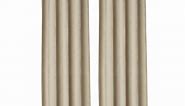 BIRTNA blackout curtains, 1 pair, beige, 145x250 cm (57x98") - IKEA CA