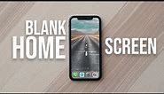 How to Get a Blank Home Screen on iPhone iOS 16