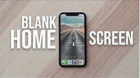 How to Get a Blank Home Screen on iPhone iOS 16