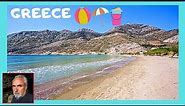 Greek Island of SIFNOS: Beautiful Kamares Beach 🏖️👙, let's go!