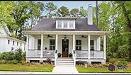 Amazing cottage farmhouse home tour with charming and cozy front porch