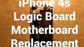 IPhone 4s logic Board Motherboard Replacement How To Change