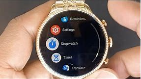 Fossil Gen 6 Smartwatch Rose Gold For Womens watch