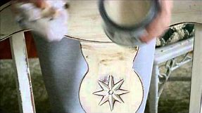 Annie Sloan Wax Tutorial - How to Apply Wax over Chalk Paint