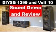 Sound Demo and Review | DIY Sound Group 1299 and Volt 10 Custom Home Theater Speakers