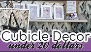 How to Decorate Your Office Cubicle! Budget Cubicle Decor Makeover | MAKE WORK FUN & PRODUCTIVE!
