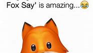 This Animoji Karaoke Fox singing 'What Does The Fox Say' is amazing...😂
